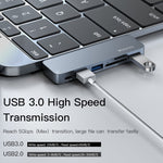 Yesido HB10 Adattatore Hub USB-C 6 in 1
