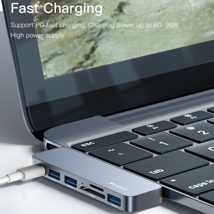 Yesido HB10 Adattatore Hub USB-C 6 in 1