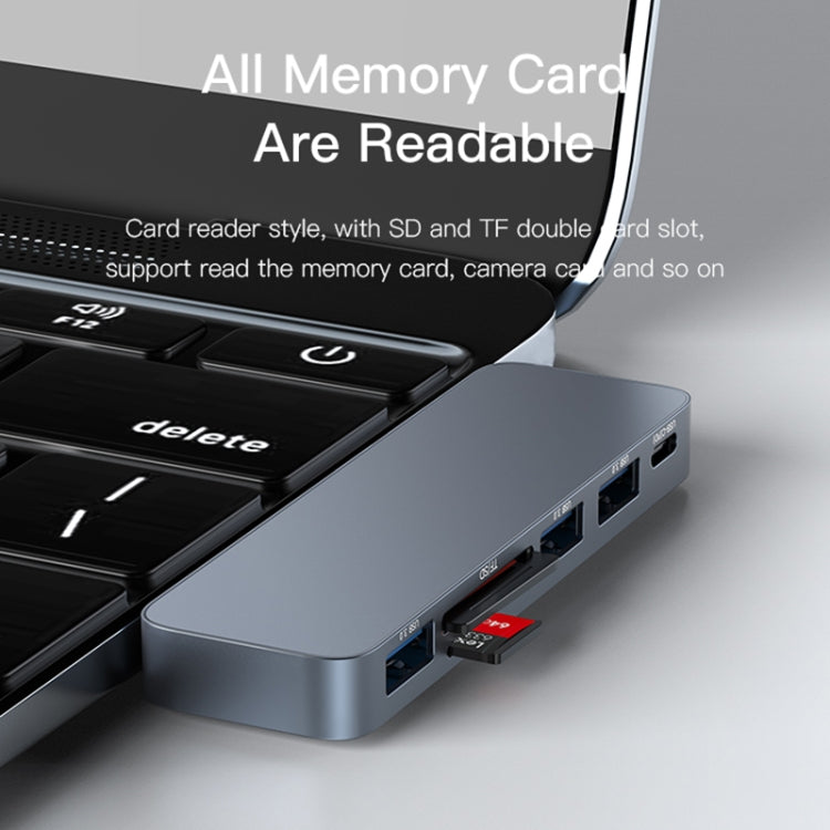 Yesido HB10 Adattatore Hub USB-C 6 in 1