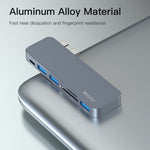 Yesido HB10 Adattatore Hub USB-C 6 in 1