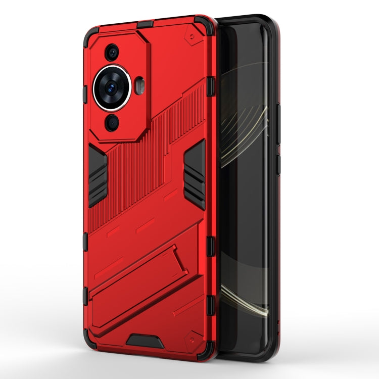 Punk Armor 2 in 1 PC + custodia per telefono in TPU con supporto, For Huawei nova 11i 4G, For Huawei nova 11 Pro 4G, For Huawei nova 11 4G