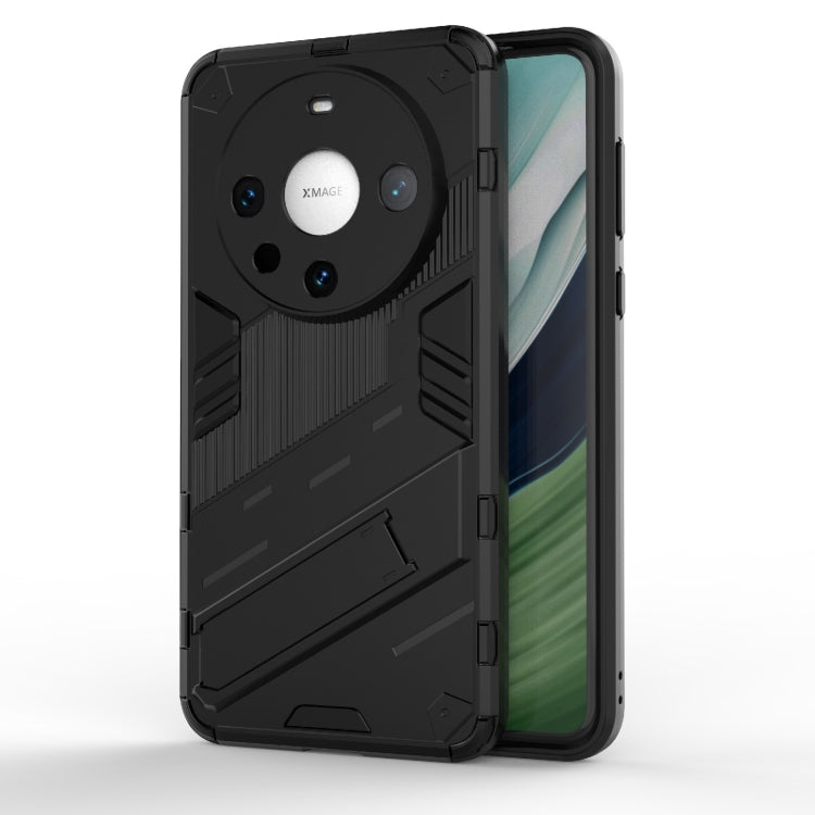Punk Armor 2 in 1 PC + custodia per telefono in TPU con supporto, For Huawei nova 12 5G, For Huawei Mate 60, For Huawei Mate 60 Pro