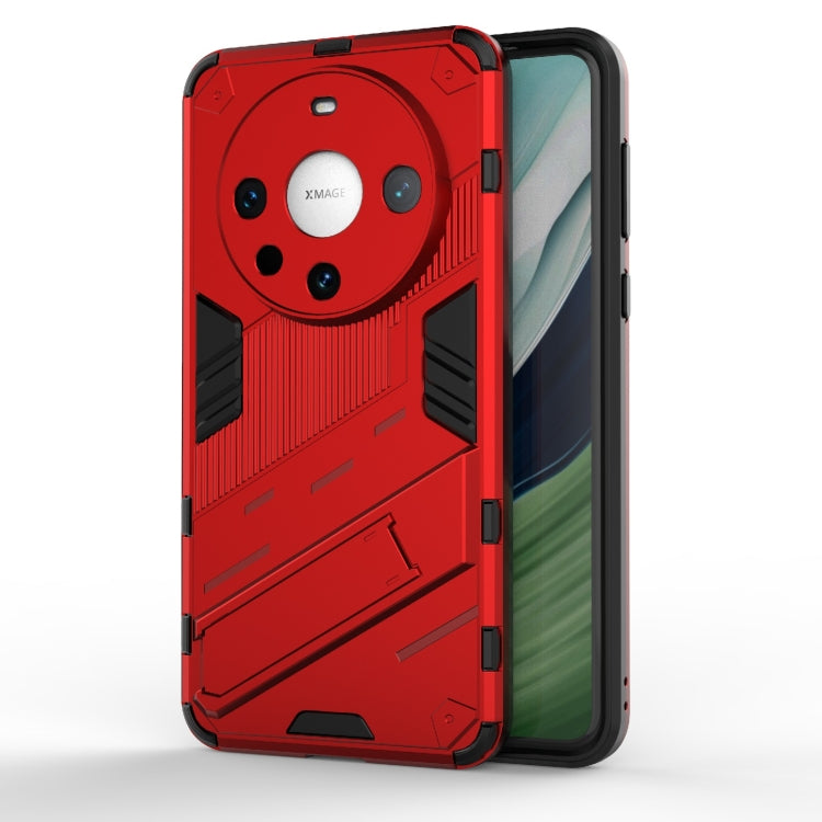 Punk Armor 2 in 1 PC + custodia per telefono in TPU con supporto, For Huawei nova 12 5G, For Huawei Mate 60, For Huawei Mate 60 Pro