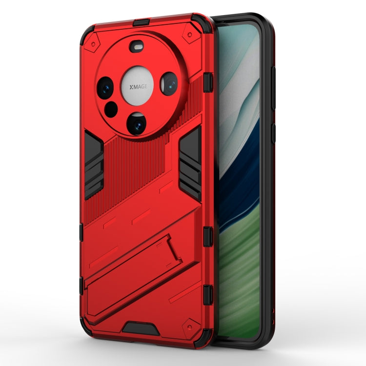 Punk Armor 2 in 1 PC + custodia per telefono in TPU con supporto, For Huawei nova 12 5G, For Huawei Mate 60, For Huawei Mate 60 Pro