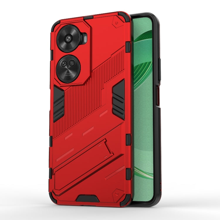 Punk Armor 2 in 1 PC + custodia per telefono in TPU con supporto, For Huawei Pura 70, For Huawei nova 11 SE, For Huawei nova 12 Pro
