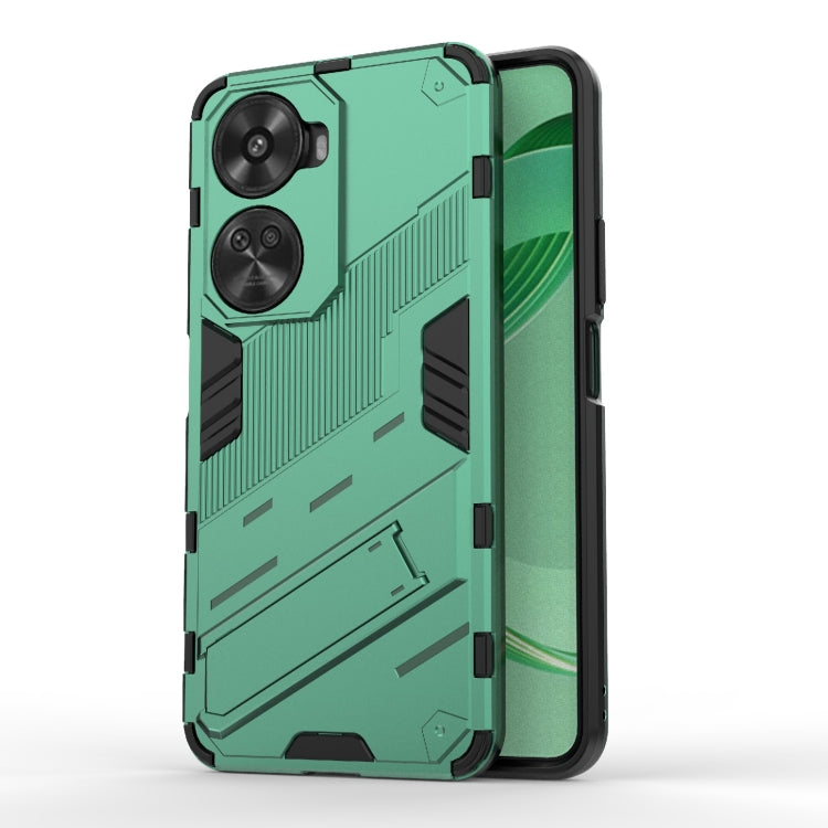 Punk Armor 2 in 1 PC + custodia per telefono in TPU con supporto, For Huawei Pura 70, For Huawei nova 11 SE, For Huawei nova 12 Pro