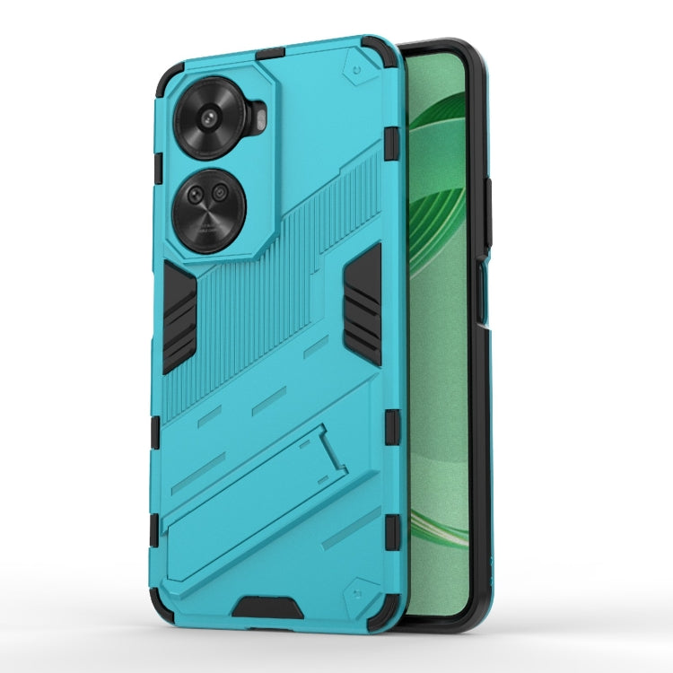 Punk Armor 2 in 1 PC + custodia per telefono in TPU con supporto, For Huawei Pura 70, For Huawei nova 11 SE, For Huawei nova 12 Pro