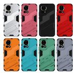 Punk Armor 2 in 1 PC + custodia per telefono in TPU con supporto, For Huawei nova 12 5G, For Huawei Mate 60, For Huawei Mate 60 Pro