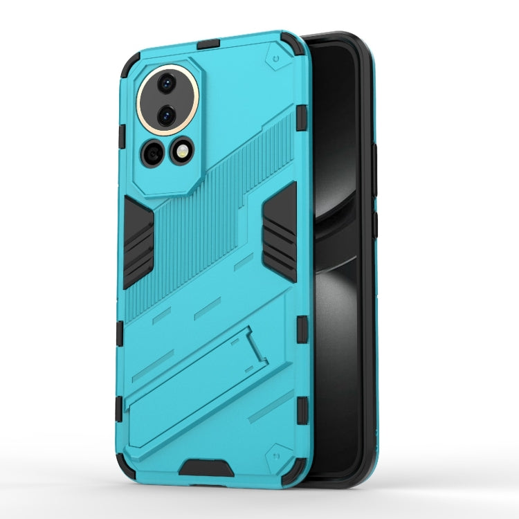 Punk Armor 2 in 1 PC + custodia per telefono in TPU con supporto, For Huawei nova 12 5G, For Huawei Mate 60, For Huawei Mate 60 Pro