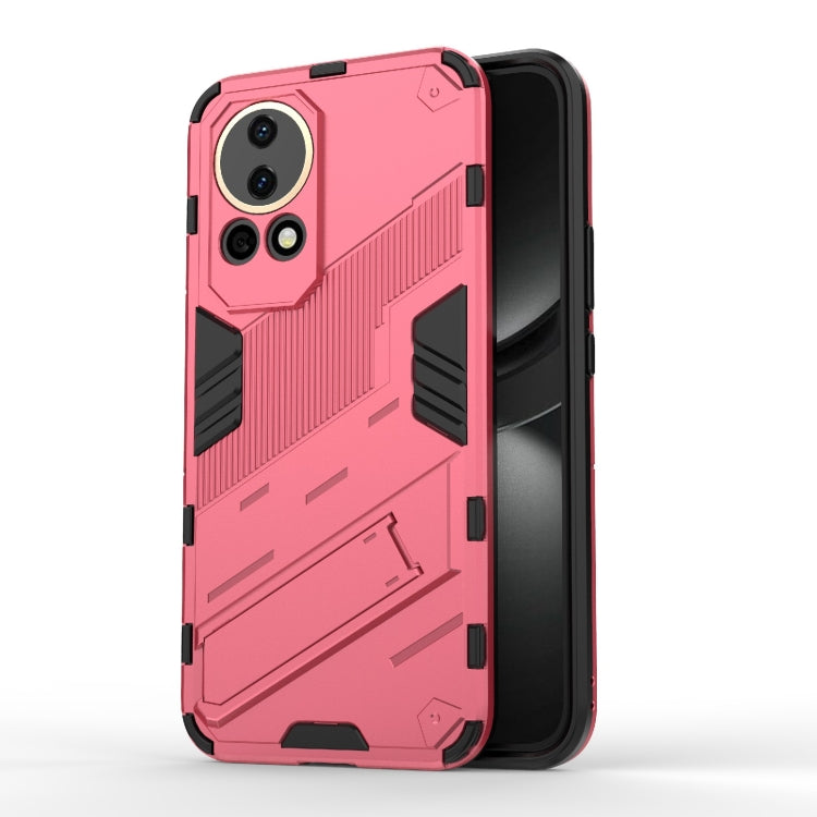 Punk Armor 2 in 1 PC + custodia per telefono in TPU con supporto, For Huawei nova 12 5G, For Huawei Mate 60, For Huawei Mate 60 Pro