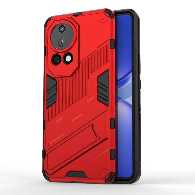 Punk Armor 2 in 1 PC + custodia per telefono in TPU con supporto, For Huawei Pura 70, For Huawei nova 11 SE, For Huawei nova 12 Pro