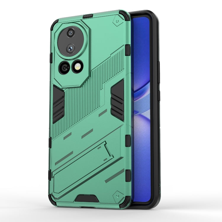 Punk Armor 2 in 1 PC + custodia per telefono in TPU con supporto, For Huawei Pura 70, For Huawei nova 11 SE, For Huawei nova 12 Pro
