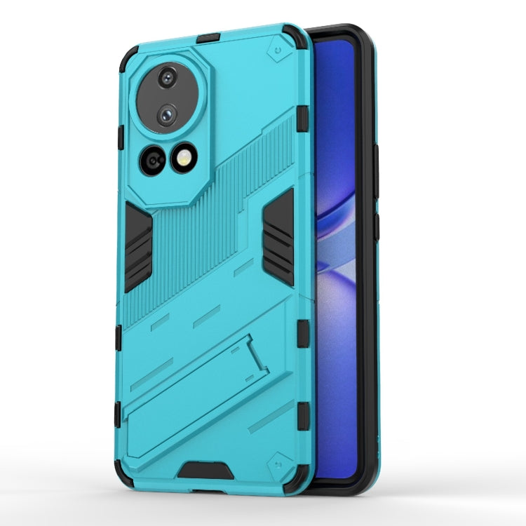 Punk Armor 2 in 1 PC + custodia per telefono in TPU con supporto, For Huawei Pura 70, For Huawei nova 11 SE, For Huawei nova 12 Pro