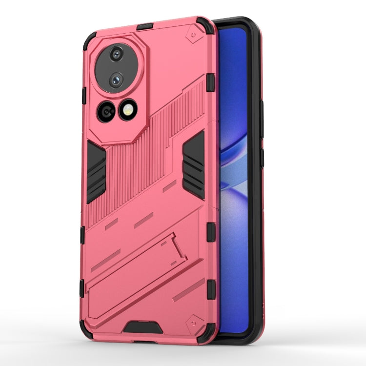 Punk Armor 2 in 1 PC + custodia per telefono in TPU con supporto, For Huawei Pura 70, For Huawei nova 11 SE, For Huawei nova 12 Pro