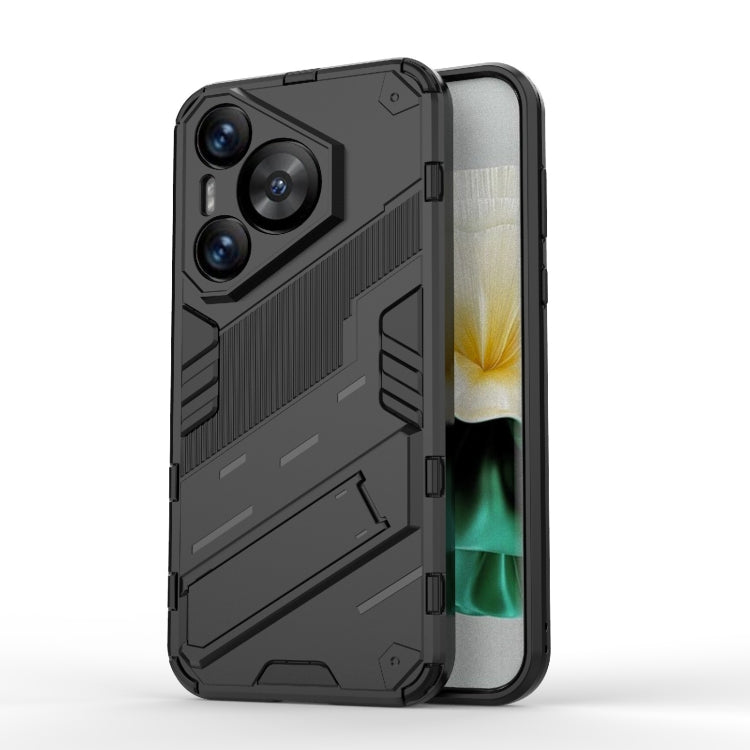 Punk Armor 2 in 1 PC + custodia per telefono in TPU con supporto, For Huawei Pura 70, For Huawei nova 11 SE, For Huawei nova 12 Pro