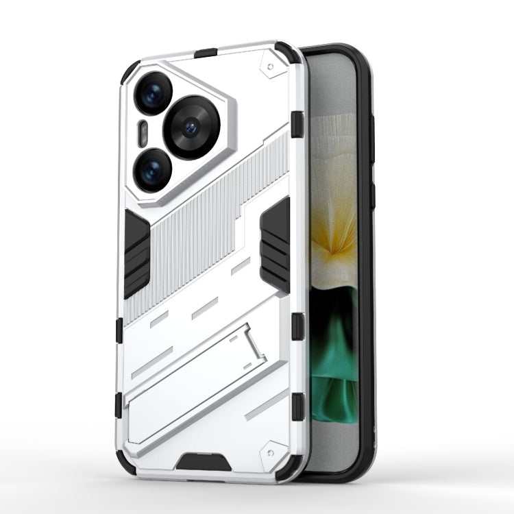 Punk Armor 2 in 1 PC + custodia per telefono in TPU con supporto, For Huawei Pura 70, For Huawei nova 11 SE, For Huawei nova 12 Pro