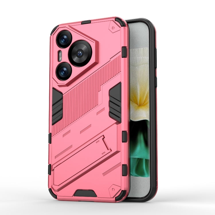 Punk Armor 2 in 1 PC + custodia per telefono in TPU con supporto, For Huawei Pura 70, For Huawei nova 11 SE, For Huawei nova 12 Pro