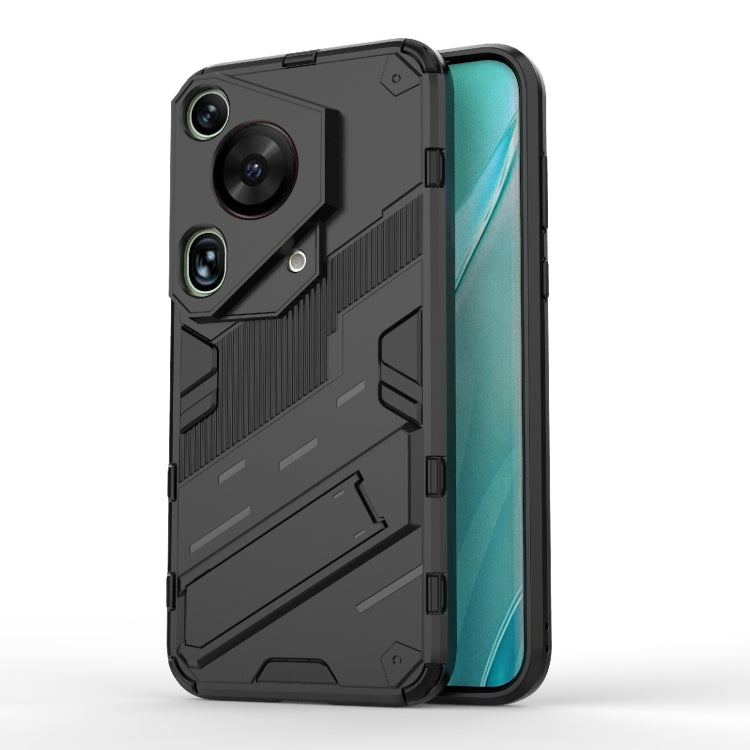 Punk Armor 2 in 1 PC + custodia per telefono in TPU con supporto, For Huawei Mate 70 Pro / 70 Pro+, For Huawei Pura 70 Pro / 70 Pro+, For Huawei Pura 70 Ultra