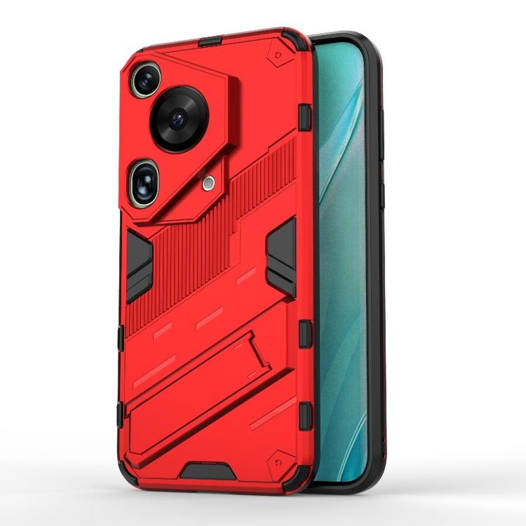 Punk Armor 2 in 1 PC + custodia per telefono in TPU con supporto, For Huawei Mate 70 Pro / 70 Pro+, For Huawei Pura 70 Pro / 70 Pro+, For Huawei Pura 70 Ultra