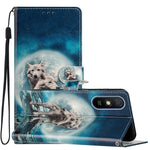 Custodia portafoglio in pelle per Xiaomi Redmi 9C