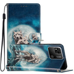 Custodia portafoglio in pelle con supporto per Xiaomi Redmi Note