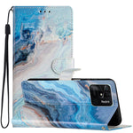 Custodia portafoglio in pelle per Xiaomi Redmi 10C