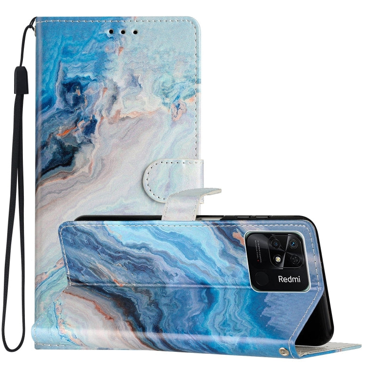 Custodia portafoglio in pelle per Xiaomi Redmi 10C