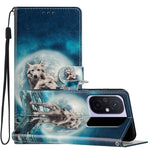 Custodia portafoglio in pelle per Xiaomi Redmi 12C
