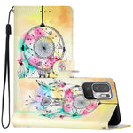 Custodia portafoglio in pelle per Xiaomi Redmi Note 10 5G