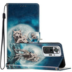 Custodia portafoglio in pelle per Xiaomi Redmi Note 10 5G