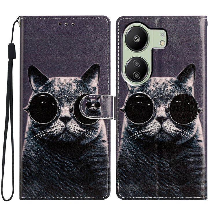 Custodia portafoglio in pelle per Xiaomi Redmi 12C