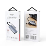 Yesido HB15 Hub USB-C 6 in 1 con porte SD, USB e RJ45