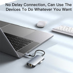 Yesido HB15 Hub USB-C 6 in 1 con porte SD, USB e RJ45