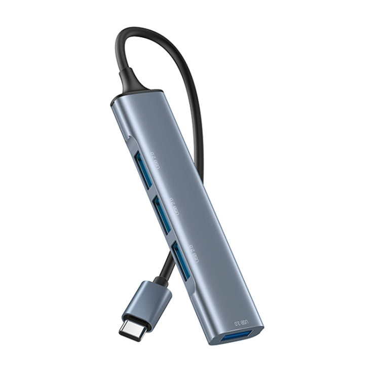 Yesido HB17 Adattatore HUB per docking station multifunzione USB-C / Type-C 4 in 1, HB17