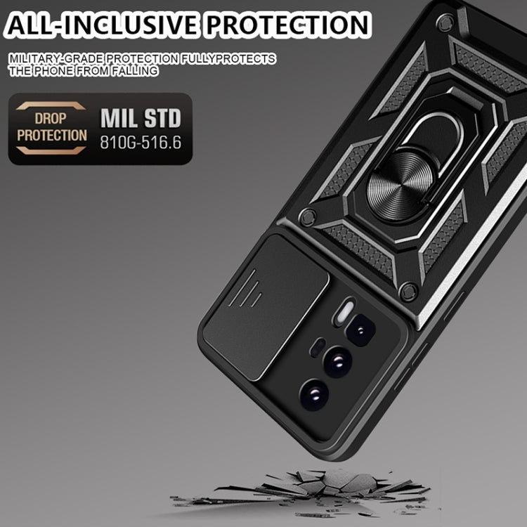 Cover TPU con copri fotocamera scorrevole per Xiaomi Poco F5 Pro