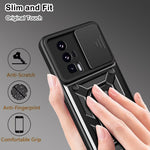 Cover TPU con copri fotocamera scorrevole per Xiaomi Poco F5 Pro