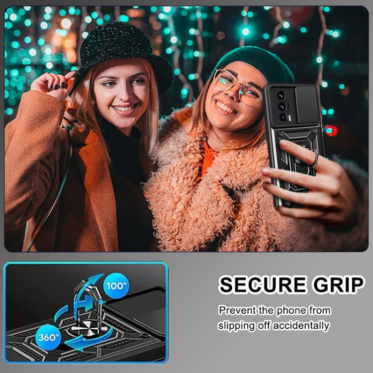 Cover TPU con copri fotocamera scorrevole per Xiaomi Poco F5 Pro