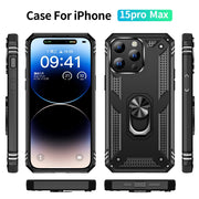 Custodia antiurto TPU + PC per iPhone 15 Pro Max