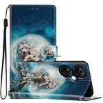 Custodia per telefono in pelle con disegno colorato, For OnePlus Nord CE 3 Lite 5G