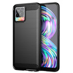 Custodia per telefono TPU in fibra di carbonio con trama spazzolata, For Realme10 4G, For Realme V25, For Realme 6i India, For Realme C21Y, For Realme 8 Pro, For Realme 8, For Realme C21, For Realme Narzo 20 Pro