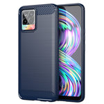 Custodia per telefono TPU in fibra di carbonio con trama spazzolata, For Realme10 4G, For Realme V25, For Realme 6i India, For Realme C21Y, For Realme 8 Pro, For Realme 8, For Realme C21, For Realme Narzo 20 Pro