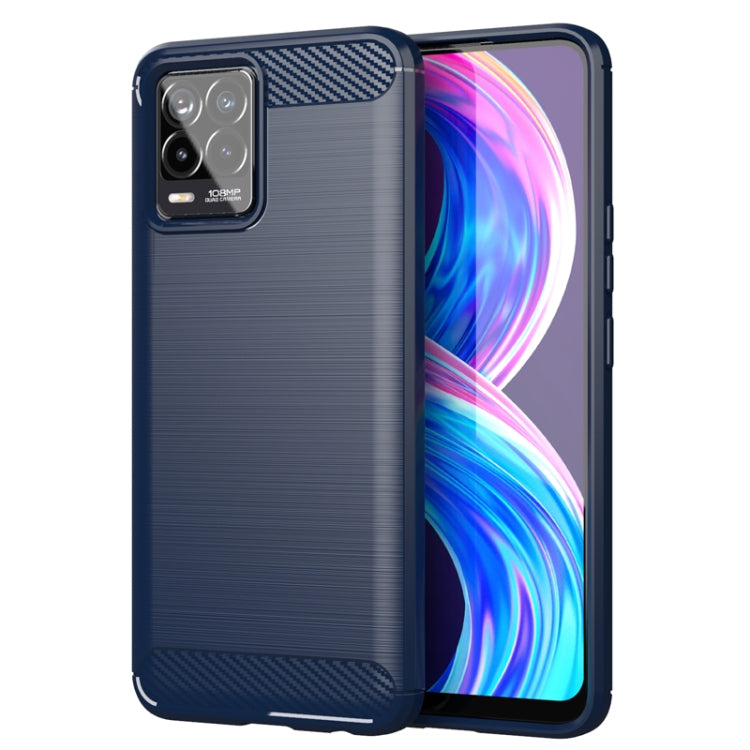 Custodia per telefono TPU in fibra di carbonio con trama spazzolata, For Realme10 4G, For Realme V25, For Realme 6i India, For Realme C21Y, For Realme 8 Pro, For Realme 8, For Realme C21, For Realme Narzo 20 Pro