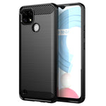Custodia per telefono TPU in fibra di carbonio con trama spazzolata, For Realme10 4G, For Realme V25, For Realme 6i India, For Realme C21Y, For Realme 8 Pro, For Realme 8, For Realme C21, For Realme Narzo 20 Pro