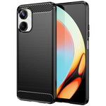 Custodia per telefono TPU in fibra di carbonio con trama spazzolata, For Realme 12+ 5G, For Realme V50s, For Realme C67 5G, For Realme C53, For Realme Narzo N53, For Realme 11 Pro, For Realme 11 Pro+, For Realme 10 Pro