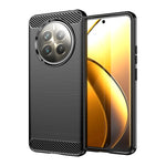 Custodia per telefono TPU in fibra di carbonio con trama spazzolata, For Realme 12+ 5G, For Realme V50s, For Realme C67 5G, For Realme C53, For Realme Narzo N53, For Realme 11 Pro, For Realme 11 Pro+, For Realme 10 Pro
