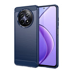 Custodia per telefono TPU in fibra di carbonio con trama spazzolata, For Realme 14T 5G, For Realme 14 5G, For Realme P3 5G, For Realme Neo7x 5G, For Realme P3 Pro, For Realme 14 Pro+, For Realme GT7 Pro Racing, For Realme 12 5G