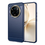Custodia per telefono TPU in fibra di carbonio con trama spazzolata, For Realme 14T 5G, For Realme 14 5G, For Realme P3 5G, For Realme Neo7x 5G, For Realme P3 Pro, For Realme 14 Pro+, For Realme GT7 Pro Racing, For Realme 12 5G