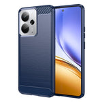 Custodia per telefono TPU in fibra di carbonio con trama spazzolata, For Realme 14T 5G, For Realme 14 5G, For Realme P3 5G, For Realme Neo7x 5G, For Realme P3 Pro, For Realme 14 Pro+, For Realme GT7 Pro Racing, For Realme 12 5G