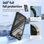 Custodia TPU e PC con protezione lente per iPhone 15