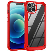Custodia per telefono con protezione dell'obiettivo in TPU + PC, For iPhone 15